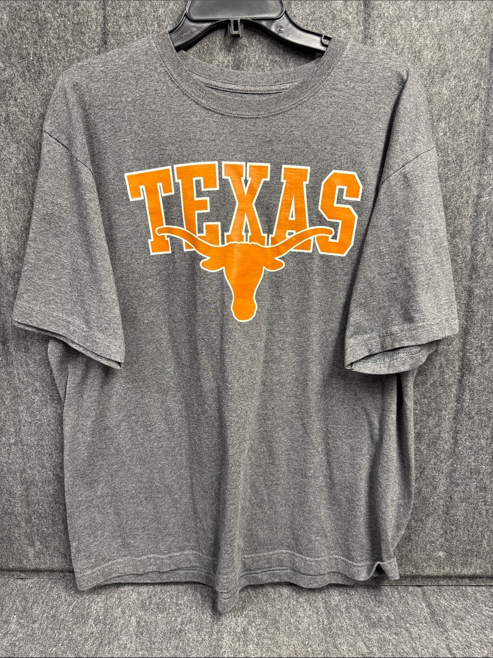 Texas Longhorn Graphic Short Sleeve Tee - Gray/Orange